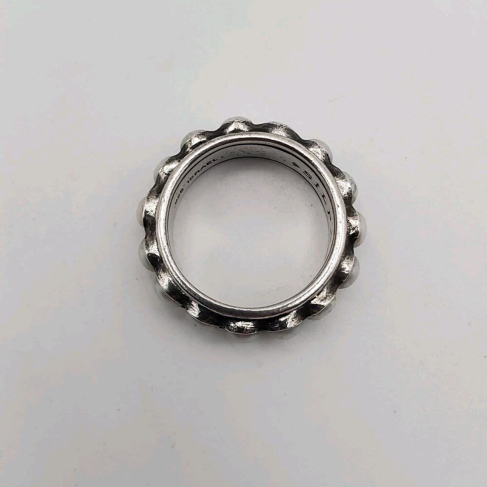 Silpada Designs Sterling Silver Nested Pearls Ring Scalloped Bezel R2209 Size 7 - Picture 5 of 10